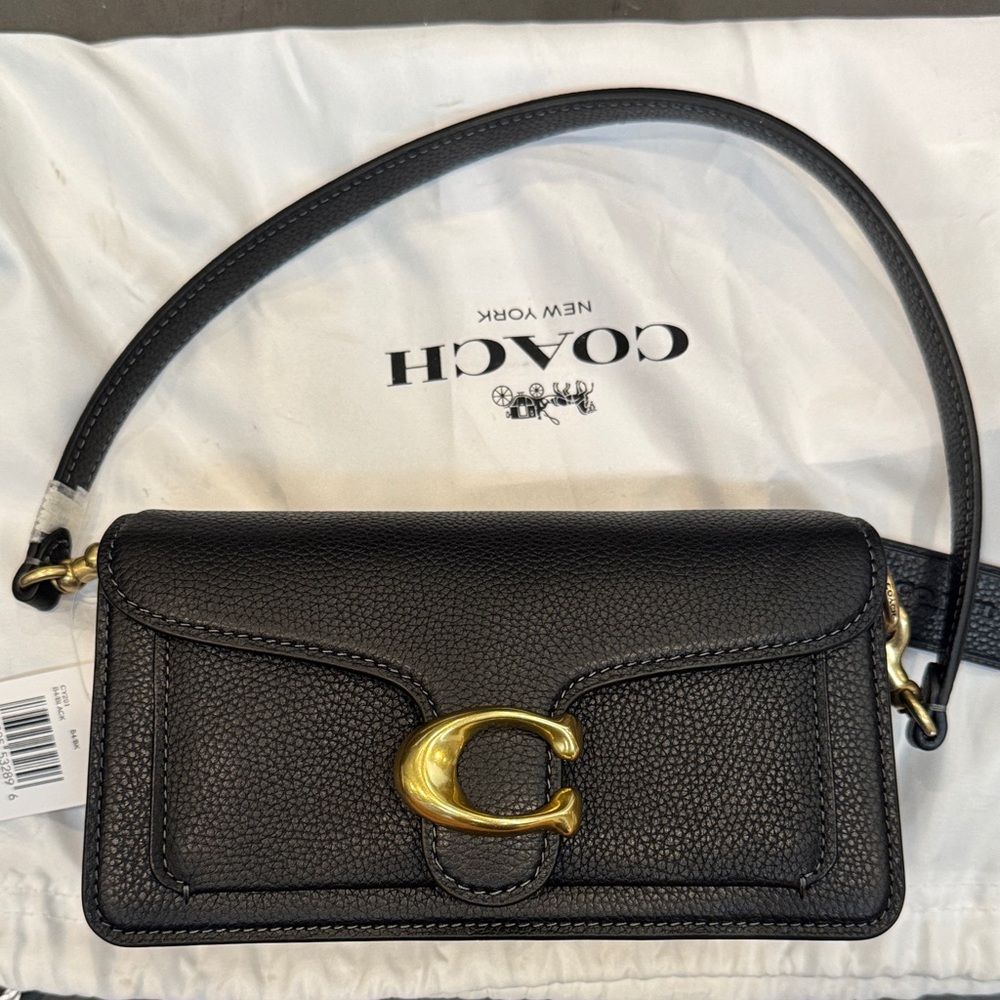 Coach Tabby 20 Black with Gold hardware NWT